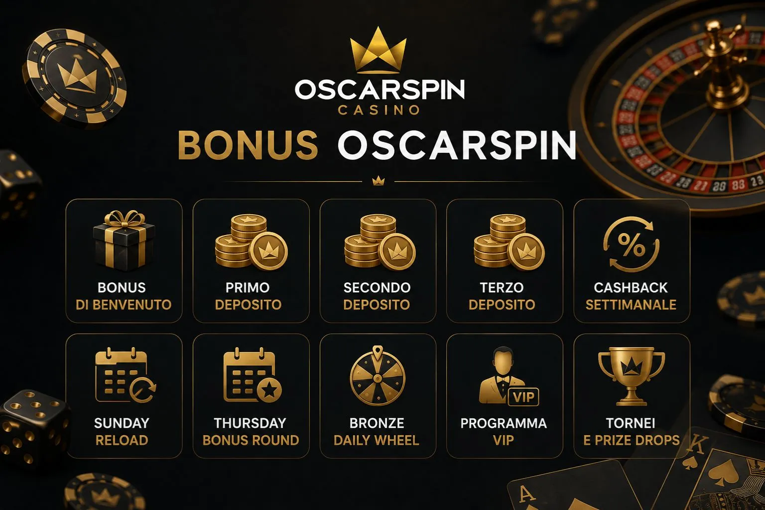 Bonus e promozioni OscarSpin