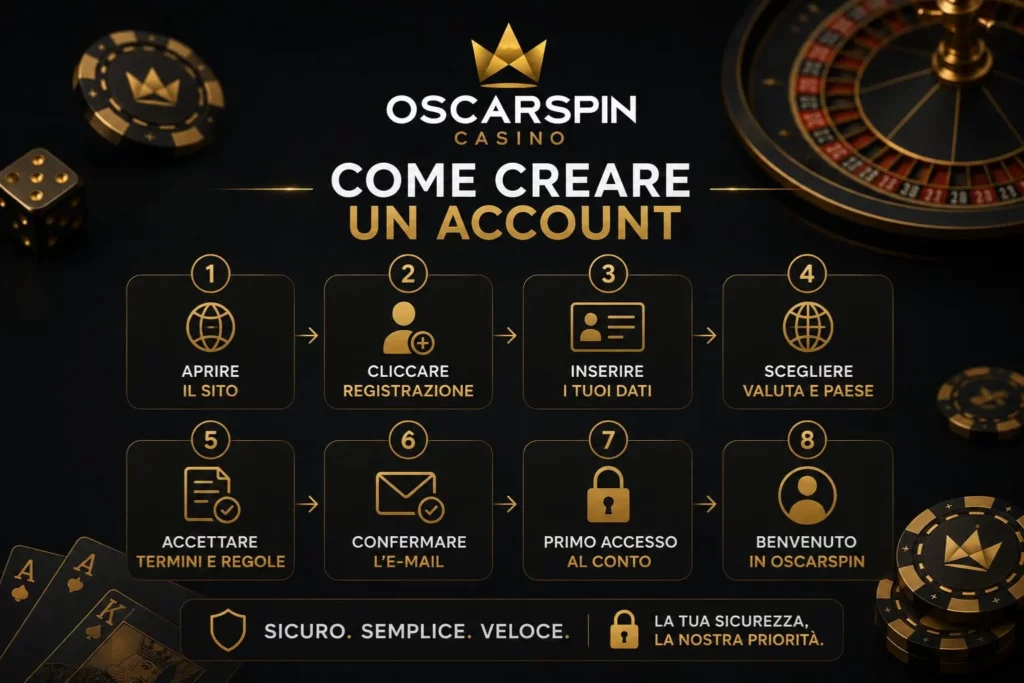 Come creare un account