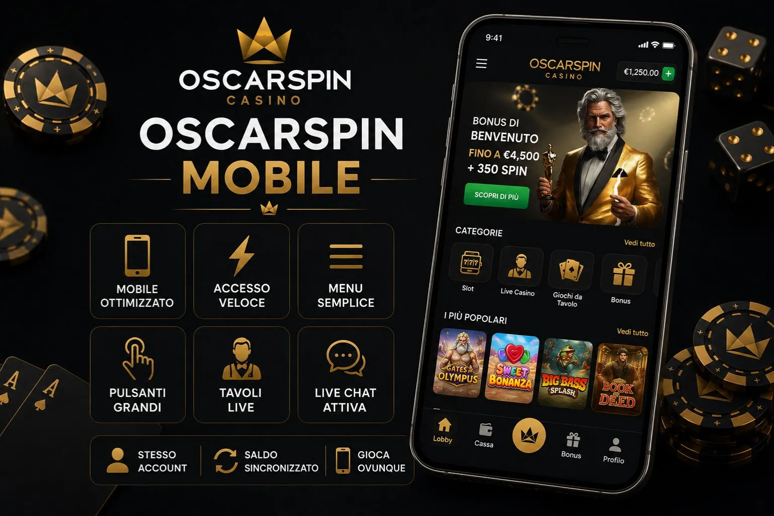 OscarSpin Mobile