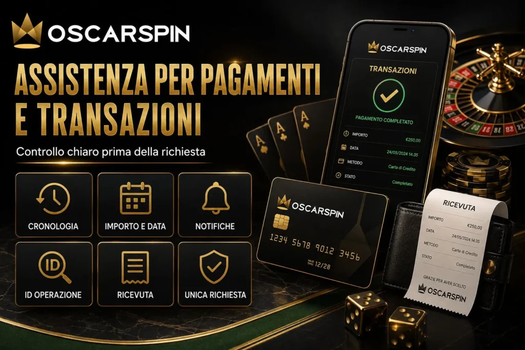 Assistenza per Pagamenti e Transazioni